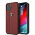 Ferrari "Off Track" Hard Leather Case with Embossed Stripes Θήκη προστασίας από γνήσιο δέρμα – iPhone 12 Pro Max (Κόκκινη/Leather/3D Logo)