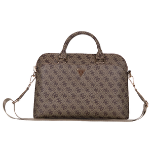 Guess Grained 4G Logo Computer Bag 15"-16" (Brown - GUCB15P4DPTW)