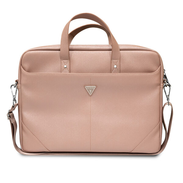 Guess 4G Uptown Computer Bag Τσάντα κατάλληλη για laptop 15" (Pink - GUCB15PSATLP) - Image 1