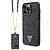 Guess “4G Metal Logo Strass Collection” Crossbody Case Θήκη προστασίας από δερματίνη με λουράκι – iPhone 15 Pro Max (Μαύρο – GUHCP15XP4TDSCPK)