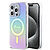 Guess Iridescent Magsafe Case Πολύχρωμη θήκη προστασίας από σκληρό πλαστικό – iPhone 15 Pro (Rainbow Purple – GUHMP15LHITSU)