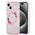 Guess “Flowers Wreath Collection” MagSafe Hard Case Θήκη προστασίας από σκληρό πλαστικό – iPhone 15 (Ροζ – GUHMP15SHFWFCP)