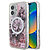 Guess Magsafe “Liquid Glitter Flower" Hard Case Θήκη προστασίας από σκληρό πλαστικό – iPhone 16 (Ροζ – GUHMP16SLFMWTP)