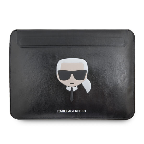 Karl Lagerfeld Ikonik Collection Computer Sleeve Θήκη κατάλληλη για MacBook / Laptop 16" (Μαύρο - KLCS16KHBK) - Image 1