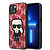 Karl Lagerfeld Monogram Ikonik Patch Case Θήκη προστασίας από δερματίνη – iPhone 13 (Κόκκινο – KLHCP13MPMNIKPI)