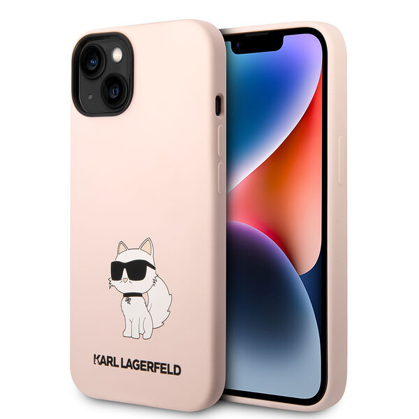 Karl Lagerfeld “Choupette NFT” Hard Case Θήκη προστασίας από σιλικόνη – iPhone 14 Plus (Ροζ – KLHCP14MSNCHBCP) - Image 1