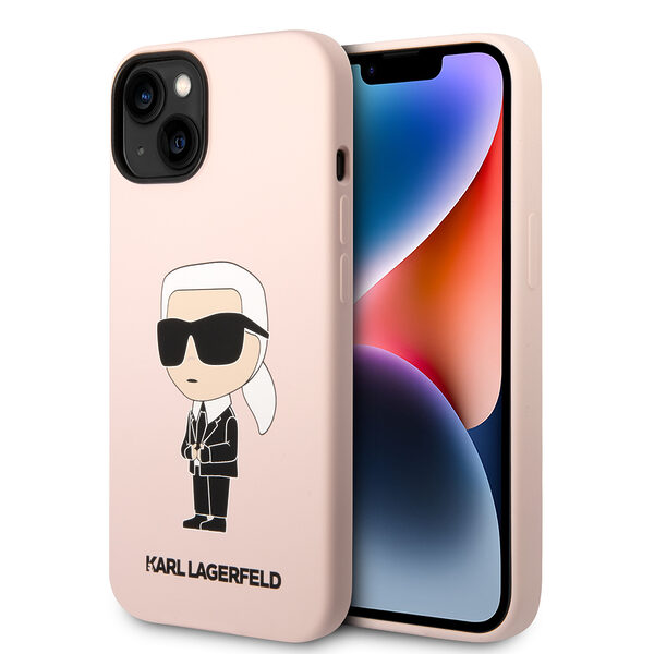 Karl Lagerfeld “Ikonik NFT” Hard Case Θήκη προστασίας από σιλικόνη – iPhone 14 Plus (Ροζ – KLHCP14MSNIKBCP) - Image 1