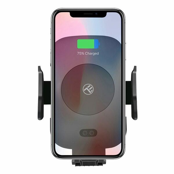 Tellur Fast Wireless Car Charger & Motorized Mount Βάση ασύρματης φόρτισης & Ασύρματος ταχυφορτιστής αυτοκινήτου κατάλληλος για Smartphone (Black) - Image 1