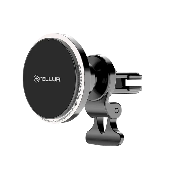 Tellur Ασύρματος Φορτιστής Αυτοκινήτου, MagSafe συμβατός, 15 W – Μαύρος - Image 1
