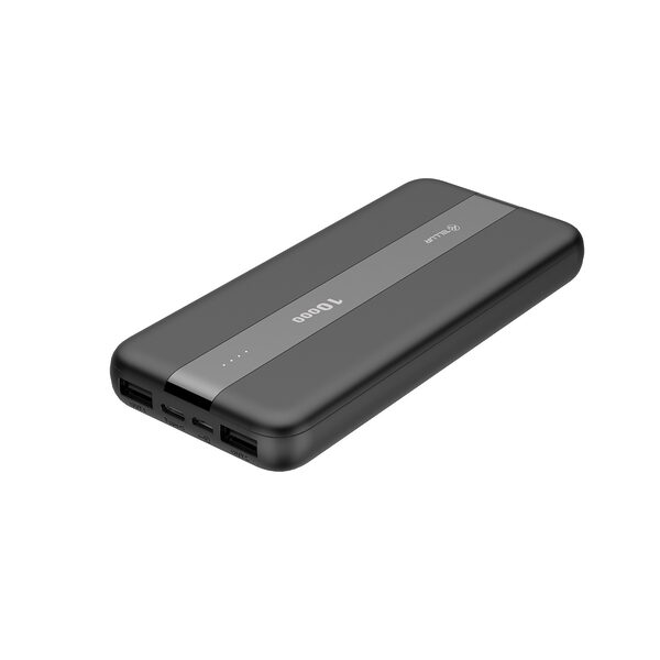 Tellur Powerbank PBC103 10.000mAh σε μαύρο χρώμα με 1x USB-C & 2x USB-A (TLL158301) - Image 1
