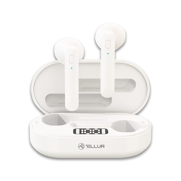 Tellur Flip Bluetooth True Wireless Headphones Ασύρματα Ακουστικά Bluetooth TWS – White - Image 1