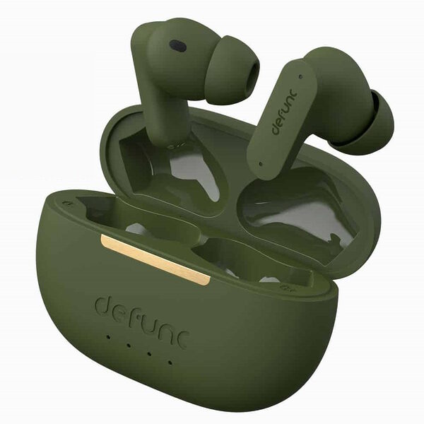 Defunc TRUE ANC Bluetooth 5.3 Ασύρματα True Wireless Ακουστικά με Active Noise Cancellation και θήκη (πράσινο) - Image 1
