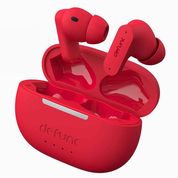 Defunc TRUE ANC Bluetooth 5.3 Ασύρματα True Wireless Ακουστικά με Active Noise Cancellation και θήκη (κόκκινο) - Image 1