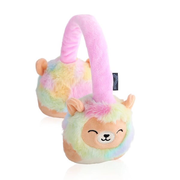 Lazerbuilt Squishmallows Leonard the Lion – Λούτρινα Ασύρματα Παιδικά Ακουστικά με Μικρόφωνο - Image 1