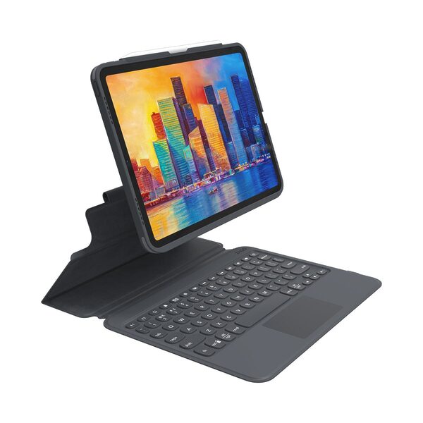 ZAGG Pro Keys με Trackpad Θήκη με πληκτρολόγιο για Apple iPad Air 10,9" 4ης Γενιάς & iPad Pro 11,0" (1ης, 2ης, 3ης Γενιάς) σε charcoal χρώμα - 103407937 - Image 1