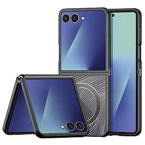 Θήκη Samsung Galaxy Z Flip7 5G DUX DUCIS Aimo Series συμβατό με MagSafe φορτιστή - Ανθεκτική στις Πτώσεις μαύρο