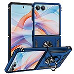 Θήκη Samsung Galaxy Z Flip7 5G Mad Mask Πλάτη Thin Armor με Μαγνητικό δαχτυλίδι και Βάση στήριξης TPU μπλε