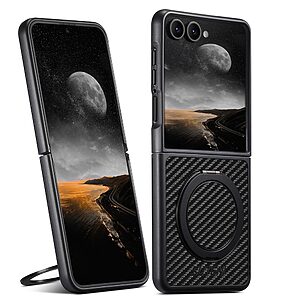 Θήκη Samsung Galaxy Z Flip7 5G SUTENI Magnetic Series με Rotating Kickstand ring για βάση στήριξης