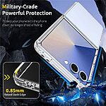 Θήκη Samsung Galaxy Z Flip7 5G OEM Clear Style Shockproof Transparent Πλάτη TPU - Image 4
