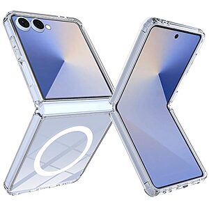 Θήκη Samsung Galaxy Z Flip7 5G OEM Clear Style V4 Shockproof συμβατό με MagSafe φορτιστή Transparent Πλάτη TPU