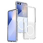 Θήκη Samsung Galaxy Z Flip7 5G OEM Clear Style Shockproof V3 συμβατό με MagSafe φορτιστή Transparent Πλάτη TPU