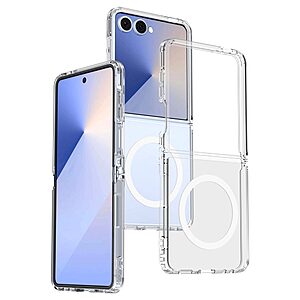 Θήκη Samsung Galaxy Z Flip7 5G OEM Clear Style Shockproof V3 συμβατό με MagSafe φορτιστή Transparent Πλάτη TPU
