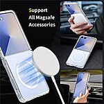 Θήκη Samsung Galaxy Z Flip7 5G OEM Clear Style Shockproof V3 συμβατό με MagSafe φορτιστή Transparent Πλάτη TPU - Image 5