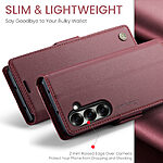 Θήκη Samsung Galaxy Z Fold7 5G CASEME 023 Series Πορτοφόλι με βάση στήριξης, υποδοχές καρτών και μαγνητικό κούμπωμα από συνθετικό δέρμα και TPU κόκκινο - Image 5