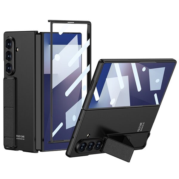 Θήκη Samsung Galaxy Z Fold7 5G GKK Premium Προστασία V2 με ενσωματωμένο σταντ και θωρακισμένο PC υλικό
