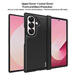 Θήκη Samsung Galaxy Z Fold7 5G IMAK Ruiyi Series με υφή Carbon Fiber από συνθετικό δέρμα και σκληρό πλαστικό μαύρο - Image 5
