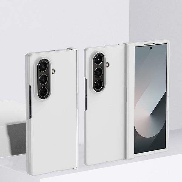 Θήκη Samsung Galaxy Z Fold7 5G Mad Mask Skin Touch Series V2 Protection με TPU Frame λευκό - Image 2