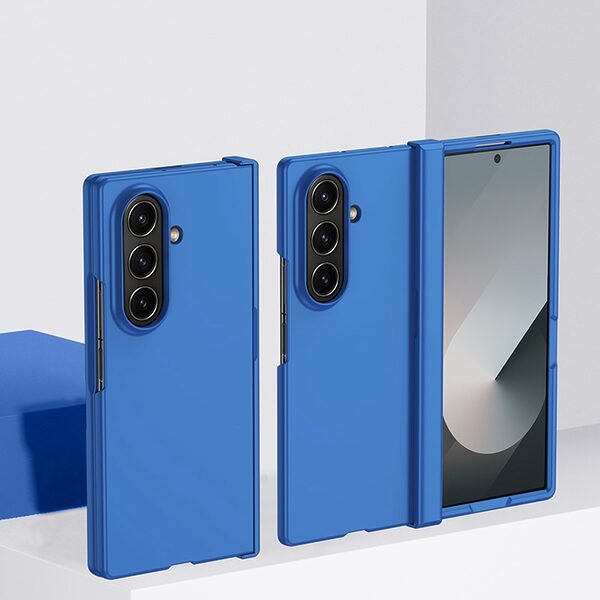 Θήκη Samsung Galaxy Z Fold7 5G Mad Mask Skin Touch Series V2 Protection με TPU Frame μπλε - Image 2