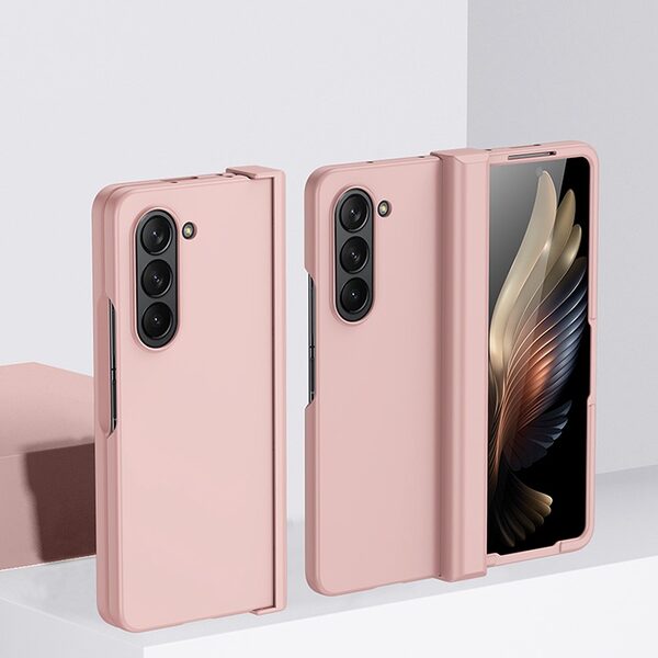 Θήκη Samsung Galaxy Z Fold7 5G Mad Mask Skin Touch Series V2 Protection με TPU Frame ροζ - Image 2