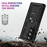 Θήκη Samsung Galaxy Z Fold7 5G Mad Mask Πλάτη Thin Armor με Μαγνητικό δαχτυλίδι και Βάση στήριξης TPU μαύρο - Image 4