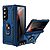 Θήκη Samsung Galaxy Z Fold7 5G Mad Mask Πλάτη Thin Armor με Μαγνητικό δαχτυλίδι και Βάση στήριξης TPU μπλε