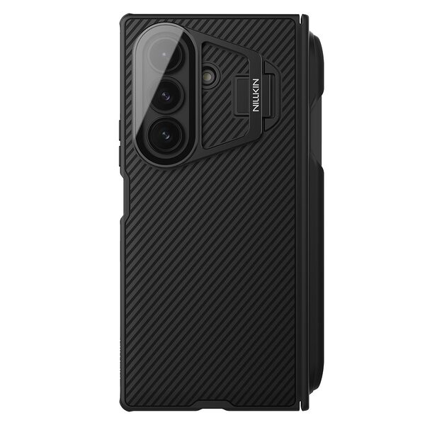 Θήκη Samsung Galaxy Z Fold7 5G NiLLkin Camshield Series Prop Magnetic Πλάτη με ειδική υποδοχή για πενάκι, προστασία για την κάμερα από σκληρό Premium TPU μαύρο - Image 3