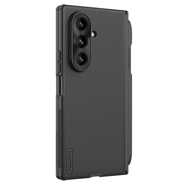 Θήκη Samsung Galaxy Z Fold7 5G NiLLkin Frosted Series Πλάτη με ειδική υποδοχή για πενάκι, από σκληρό Premium TPU μαύρο - Image 3