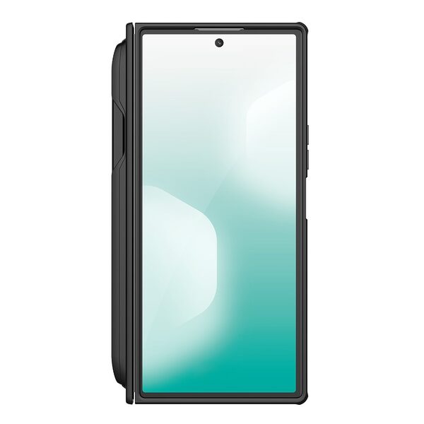 Θήκη Samsung Galaxy Z Fold7 5G NiLLkin Frosted Series Πλάτη με ειδική υποδοχή για πενάκι, από σκληρό Premium TPU μαύρο - Image 5