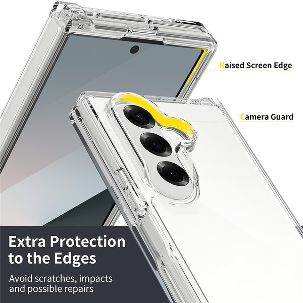 Θήκη Samsung Galaxy Z Fold7 5G OEM Clear Style V2 Shockproof Transparent Πλάτη TPU - Image 4
