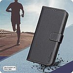 Θήκη Xiaomi Poco F7 5G BINFEN COLOR Leather Wallet series 12 με βάση στήριξης, υποδοχές καρτών και μαγνητικό κούμπωμα μαύρο - Image 5