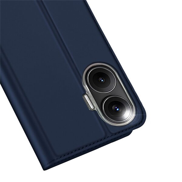 Θήκη Xiaomi Poco F7 5G DUX DUCIS Skin Pro Series με βάση στήριξης, υποδοχή καρτών και μαγνητικό κούμπωμα Flip Wallet από συνθετικό δέρμα και TPU μπλε - Image 3
