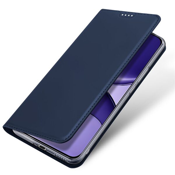 Θήκη Xiaomi Poco F7 5G DUX DUCIS Skin Pro Series με βάση στήριξης, υποδοχή καρτών και μαγνητικό κούμπωμα Flip Wallet από συνθετικό δέρμα και TPU μπλε - Image 4