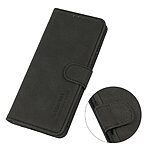 Θήκη Xiaomi Poco F7 5G KHAZNEH Litchi Skin Texture Leather με βάση στήριξης, υποδοχές καρτών και μαγνητικό κούμπωμα μαύρο - Image 4