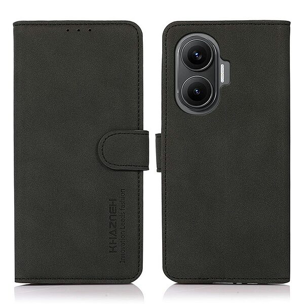 Θήκη Xiaomi Poco F7 5G KHAZNEH Litchi Skin Texture Leather με βάση στήριξης