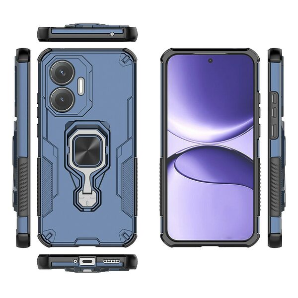 Θήκη Xiaomi Poco F7 5G Mad Mask Camshield Armor Guard v6 Πλάτη με προστασία για την κάμερα, Kickstand και Βάση στήριξης από σκληρό Premium TPU γαλάζιο - Image 4