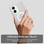 Θήκη Xiaomi Poco F7 5G Mad Mask Anti-Slip Shockproof συμβατό με MagSafe φορτιστή Transparent Πλάτη TPU λευκό - Image 4