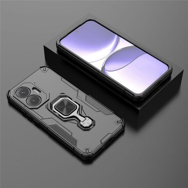Θήκη Xiaomi Poco F7 5G Mad Mask Camshield Armor Guard v6 Πλάτη με προστασία για την κάμερα, Kickstand και Βάση στήριξης από σκληρό Premium TPU μαύρο - Image 5