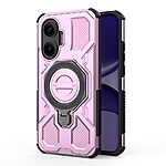 Θήκη Xiaomi Poco F7 5G Mad Mask Πλάτη Military Protection με Μαγνητικό δαχτυλίδι ,συμβατό με ασύρματη φόρτιση MagSafe και Βάση στήριξης TPU ροζ - Image 5