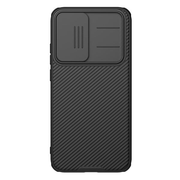 Θήκη Xiaomi Poco F7 5G NiLLkin Camshield Texture Pro Magnetic Series Πλάτη με προστασία για την κάμερα από σκληρό Premium TPU μαύρο - Image 3