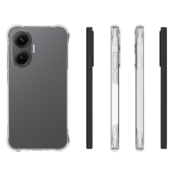 Θήκη Xiaomi Poco F7 5G OEM Silicone Shockproof V6 Anti-Slip Transparent Πλάτη TPU - Image 5